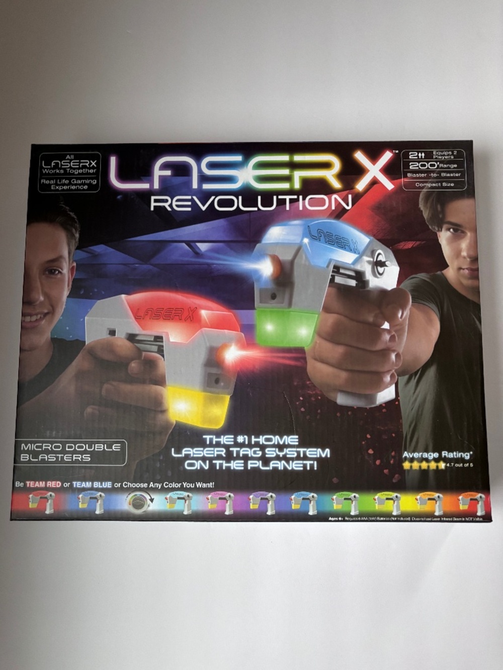 Laser X Revolution Micro Double Blasters LaserX Laser Tag Game NEW